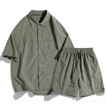 Poplin Shirt & Short Set