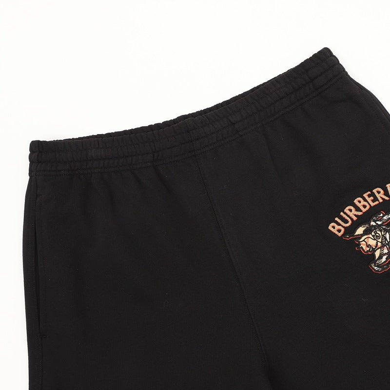 Burberry Equestrian Knight Embroidered Sweatpants