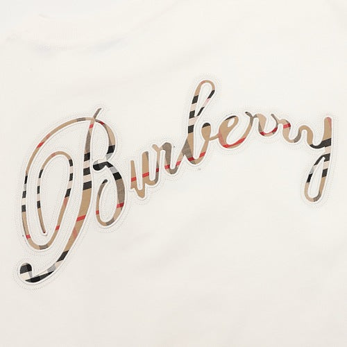 Burberry Check Script Logo Sweatshirt