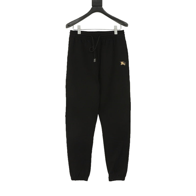 Burberry Cross-Stitch Knight Embroidered Joggers
