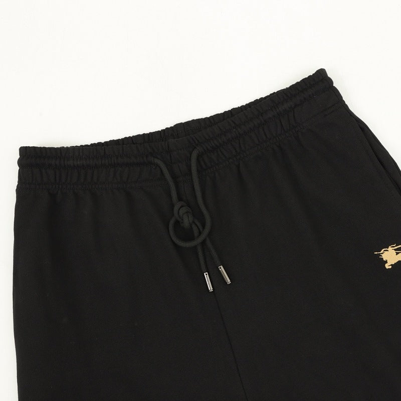 Burberry Cross-Stitch Knight Embroidered Joggers