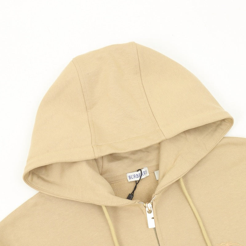 Burberry Cross-Stitch Knight Two-Way Zip Hoodie