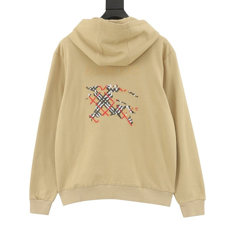 Burberry Cross-Stitch Knight Two-Way Zip Hoodie