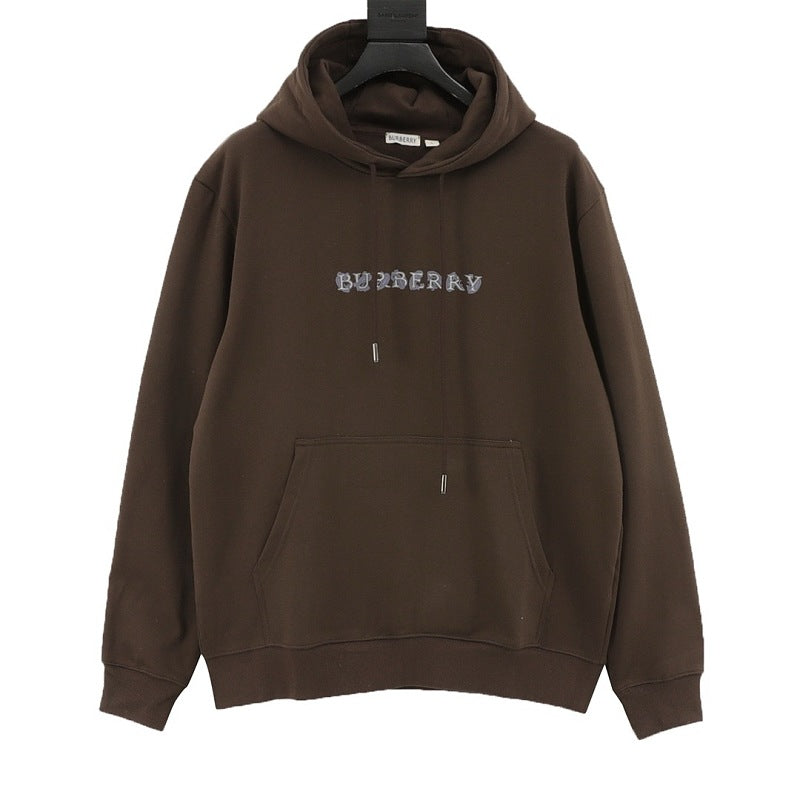 Burberry Chest Logo Print Hoodie