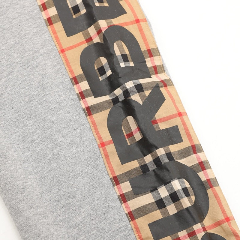 Burberry Check Side-Panel Logo Joggers
