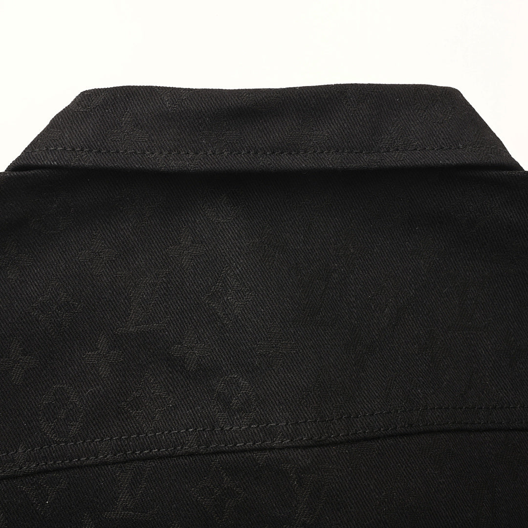 Louis Vuitton LV Monogram Jacquard Denim Trucker Jacket