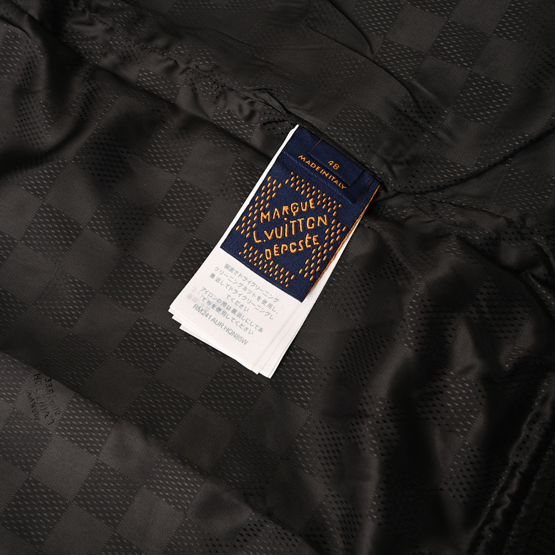 Louis Vuitton LV Vers United Since 1854 Crystal Crown Patch Varsity Jacket