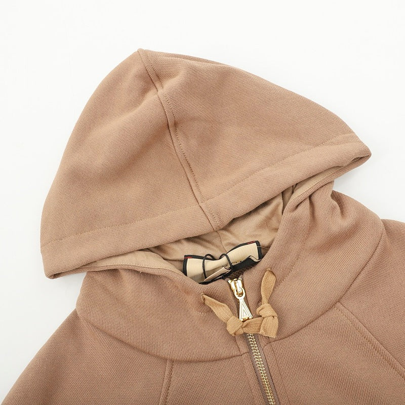 Gucci Web Stripe Half-Zip Hoodie