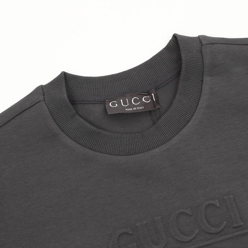 Gucci Interlocking G Embossed Logo Crewneck Sweatshirt