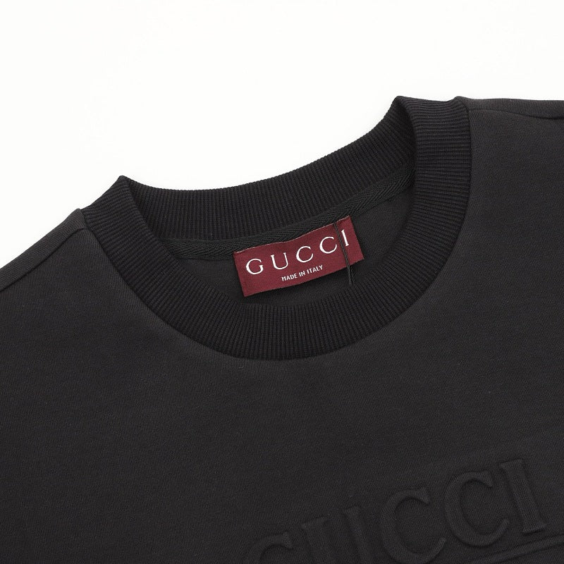 Gucci Interlocking G Embossed Logo Crewneck Sweatshirt