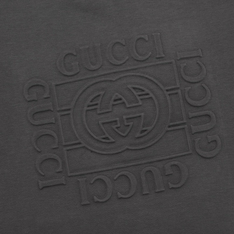 Gucci Interlocking G Embossed Logo Crewneck Sweatshirt