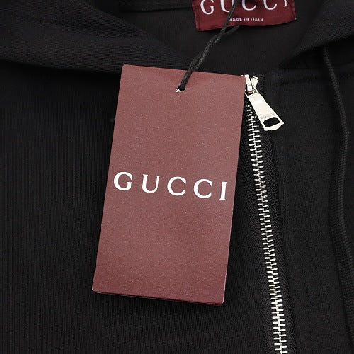 Gucci Small Logo Zip-Up Hoodie