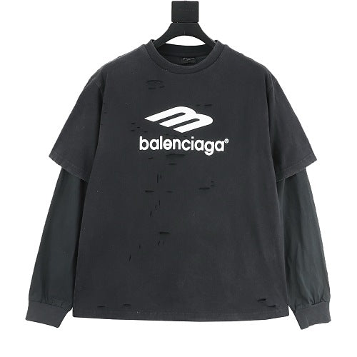 Balenciaga Layered Logo T-Shirt
