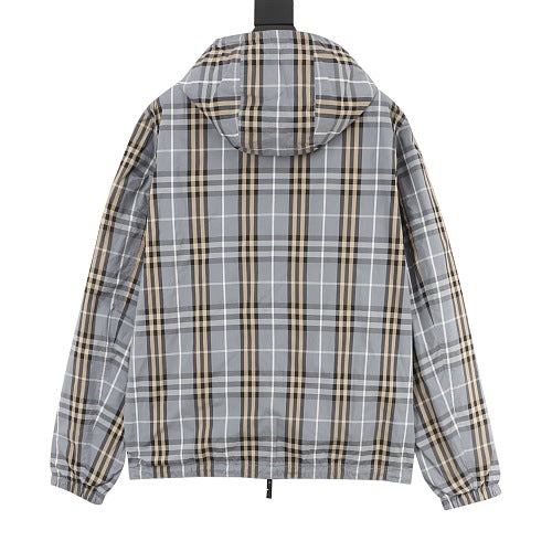 Burberry Reversible Check Hooded Jacket