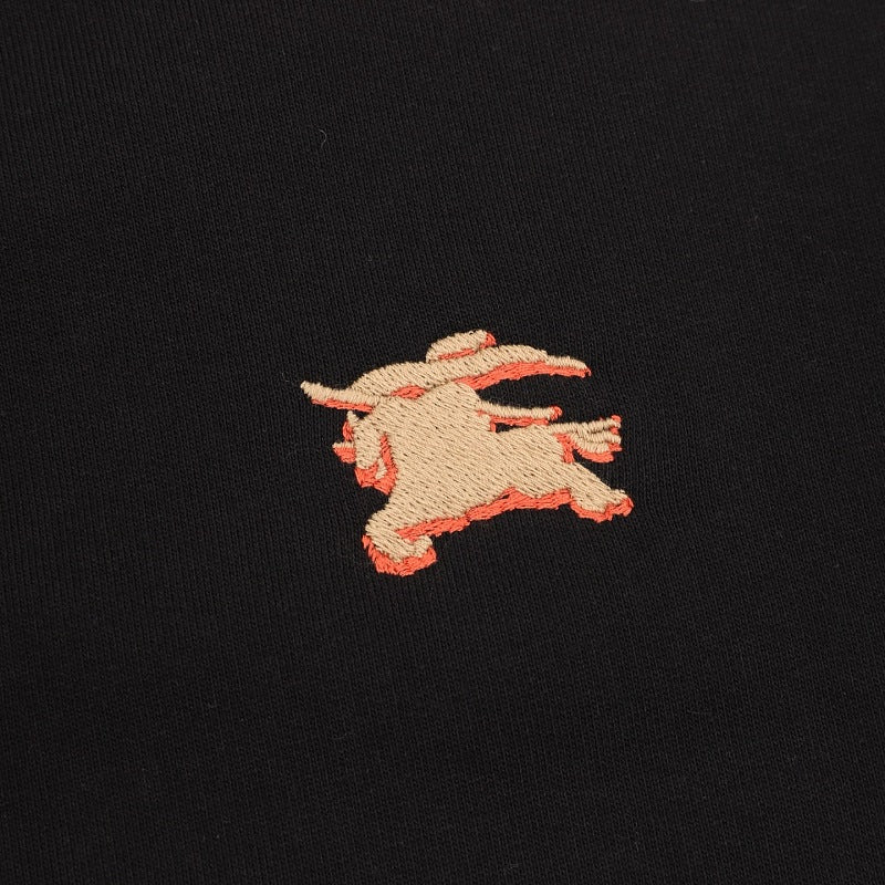 Burberry Equestrian Knight Back Embroidered Zip-Up Hoodie