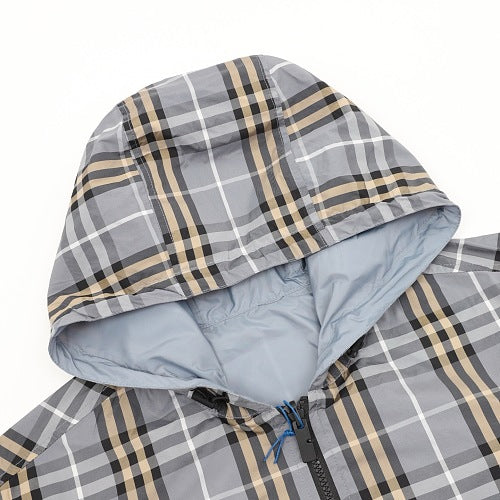 Burberry Reversible Check Hooded Jacket