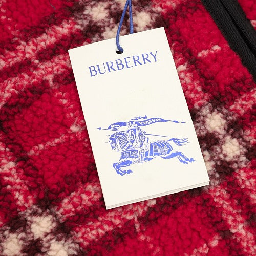 Burberry Check Fleece Zip Jacket