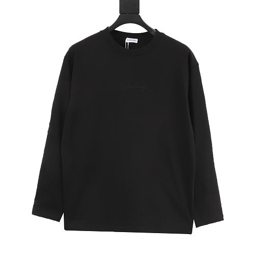 Burberry Check Script Logo Sweatshirt