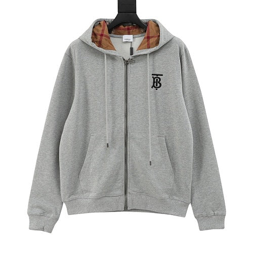 Burberry TB Monogram Zip-Up Hoodie