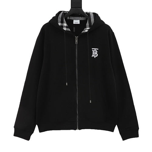 Burberry TB Monogram Zip-Up Hoodie