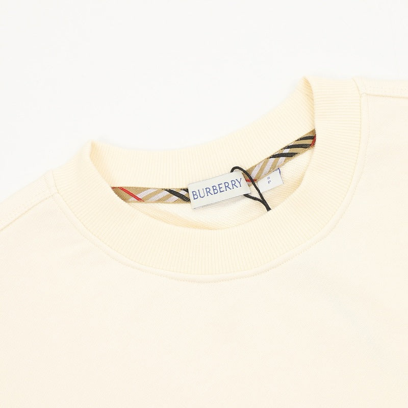 Burberry Heart Knight Embroidered Check Pocket Sweatshirt