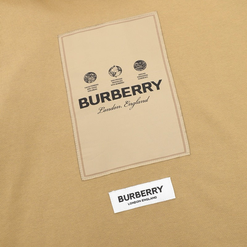 Burberry Chest Label Patch Hoodie