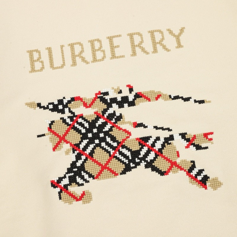 Burberry Cross-Stitch Equestrian Knight Sweatshirt