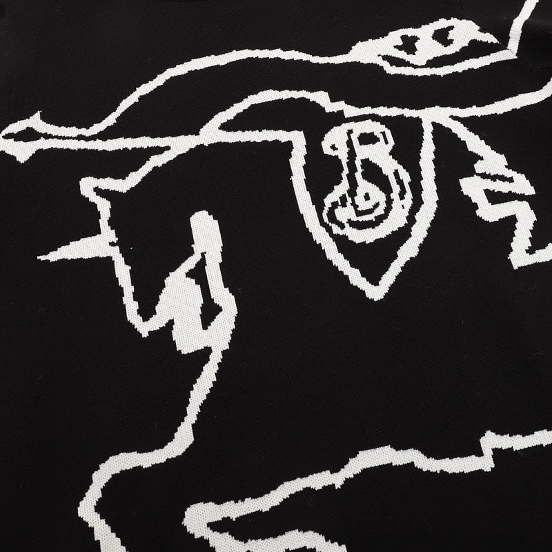 Burberry Equestrian Knight Jacquard Crewneck Sweater