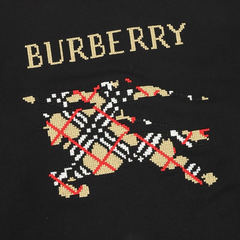 Burberry Cross-Stitch Equestrian Knight Sweatshirt