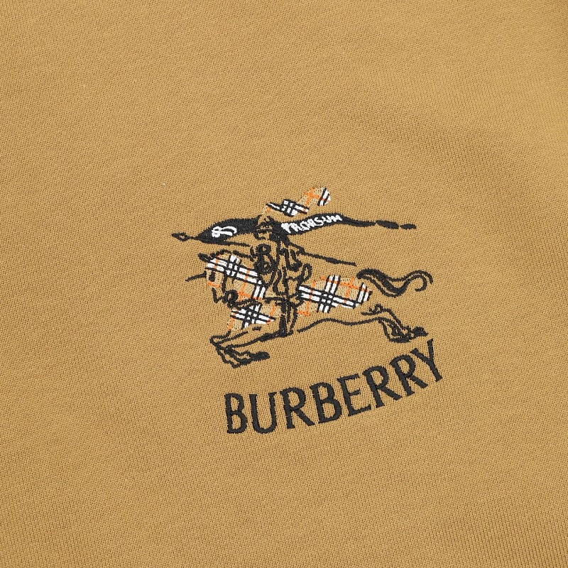 Burberry Equestrian Knight Embroidered Half-Zip Sweatshirt