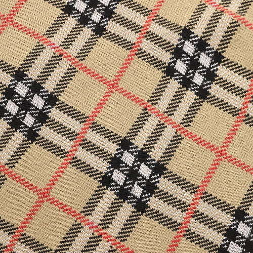 Burberry Diagonal Check Crewneck Sweater
