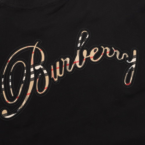 Burberry Check Script Logo Sweatshirt