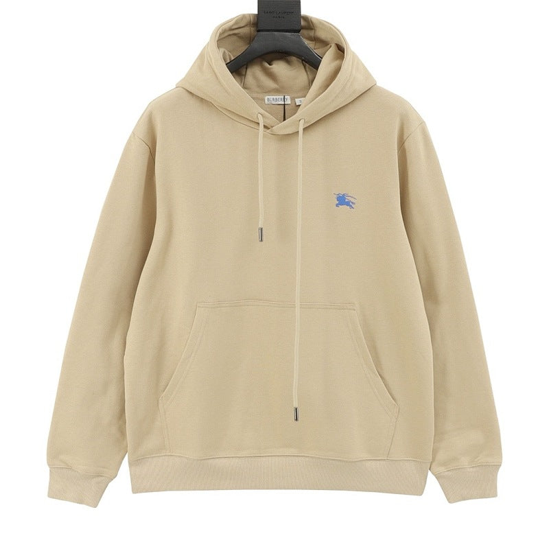 Burberry Embroidered Knight Circle Emblem Hoodie