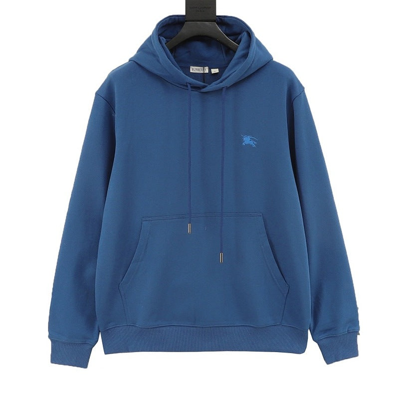 Burberry Embroidered Knight Circle Emblem Hoodie