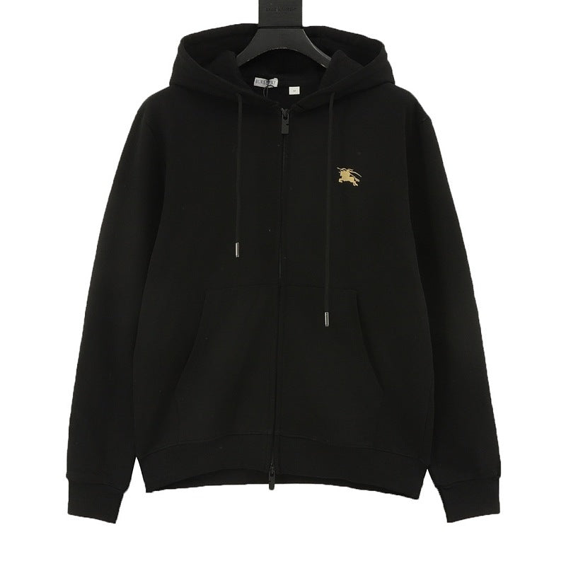 Burberry Cross-Stitch Knight Two-Way Zip Hoodie
