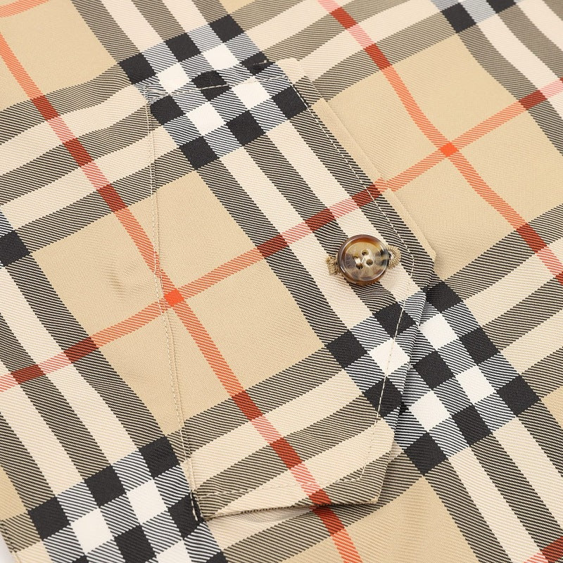 Burberry Check Stand-Collar Zip-Up Jacket
