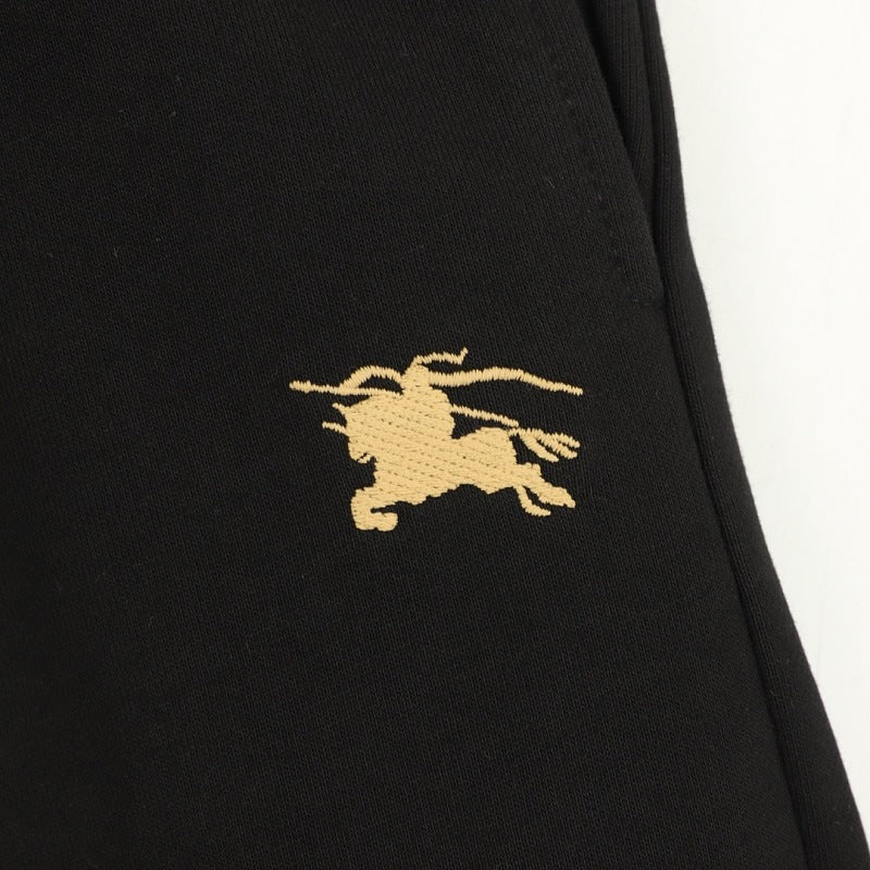 Burberry Cross-Stitch Knight Embroidered Joggers