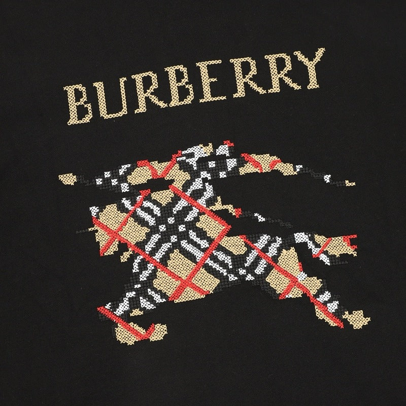 Burberry Cross-Stitch Knight Two-Way Zip Hoodie