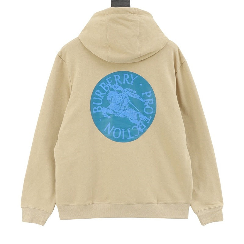 Burberry Embroidered Knight Circle Emblem Hoodie