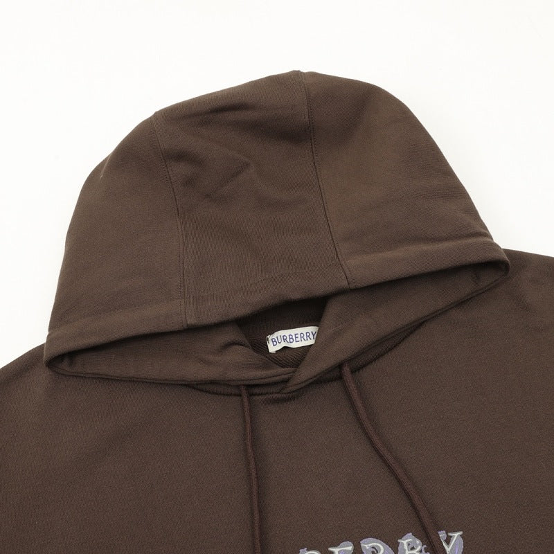 Burberry Chest Logo Print Hoodie