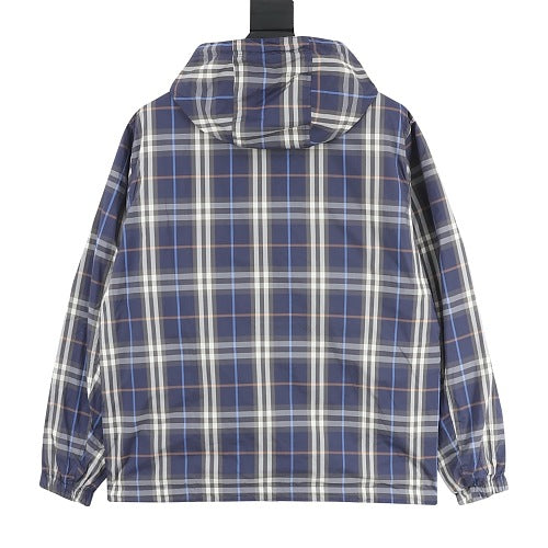 Burberry Reversible Check Hooded Jacket