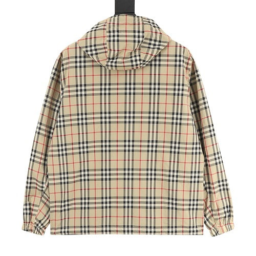 Burberry Reversible Check Hooded Jacket