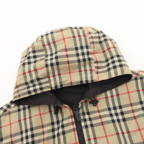 Burberry Reversible Check Hooded Jacket
