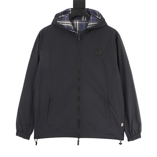 Burberry Reversible Check Hooded Jacket
