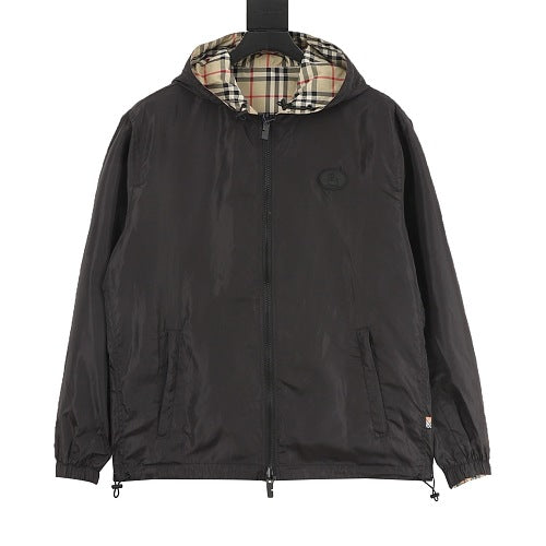 Burberry Reversible Check Hooded Jacket