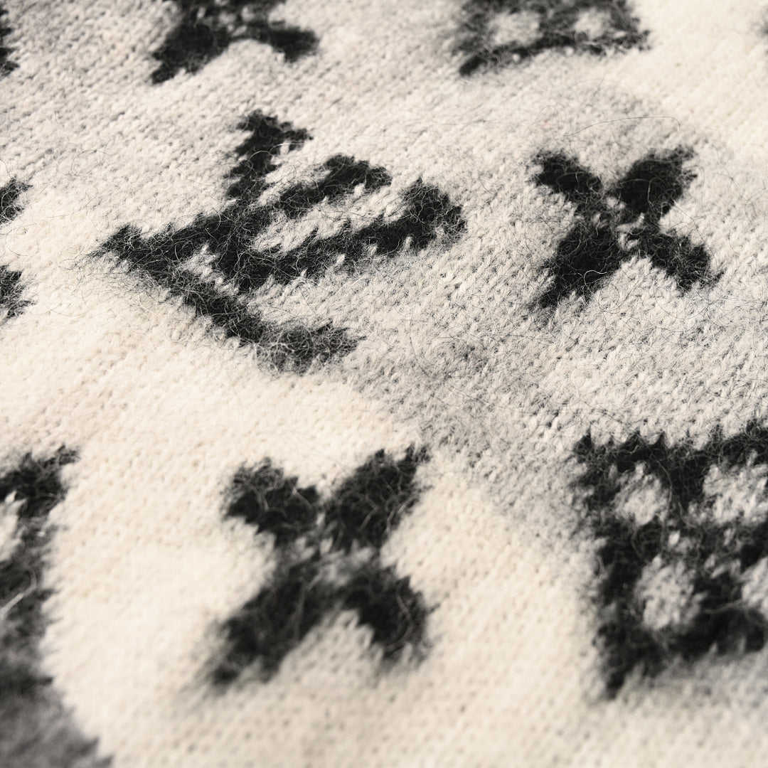 Louis Vuitton LV Monogram Brushed Mohair-Blend Stripe Cardigan
