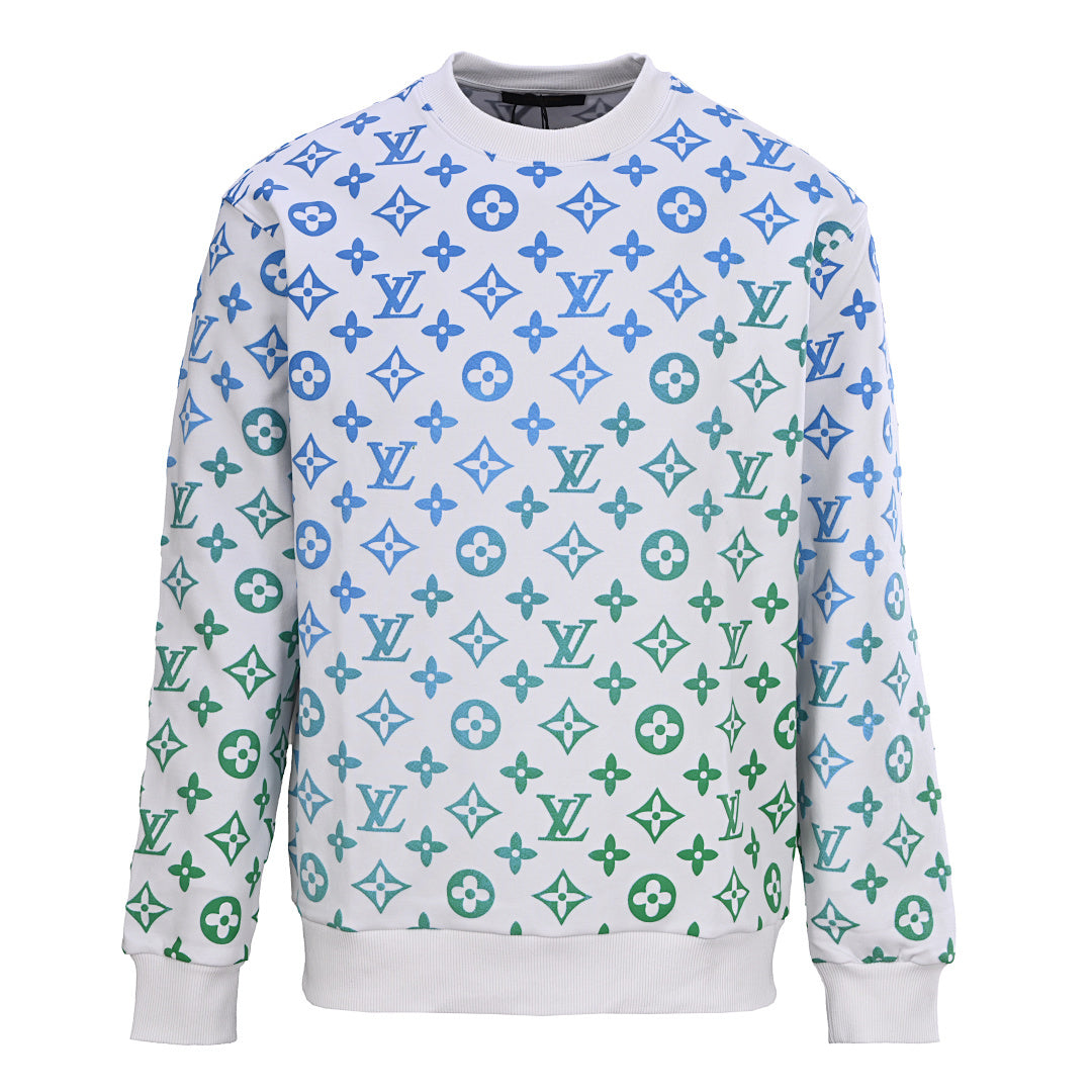 Louis Vuitton LV Monogram Dégradé Color-Shift All-Over Print Sweatshirt