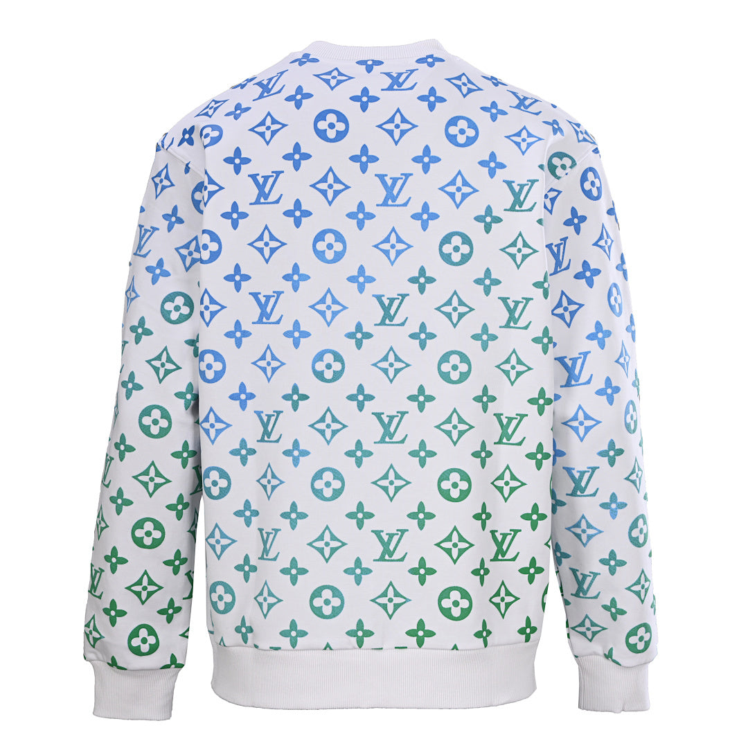 Louis Vuitton LV Monogram Dégradé Color-Shift All-Over Print Sweatshirt