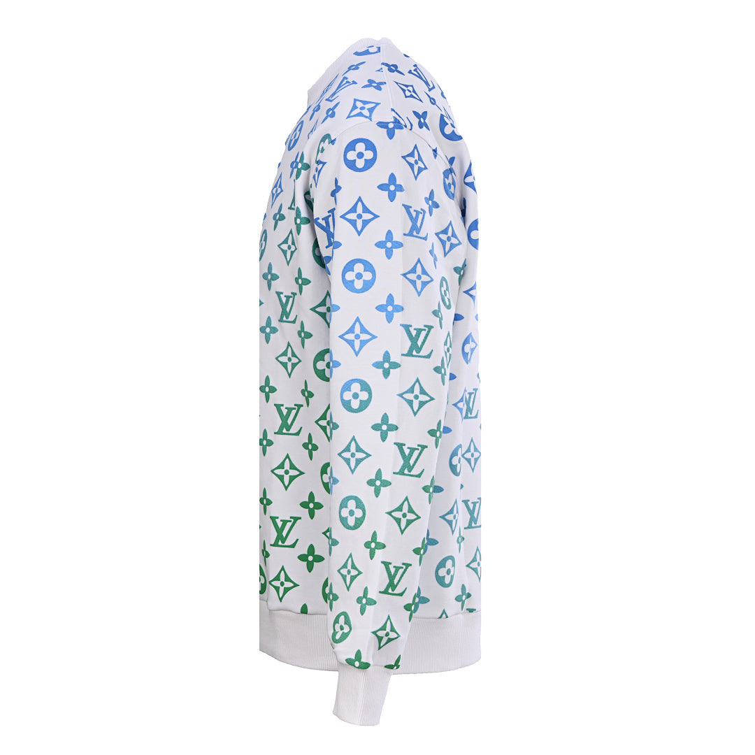 Louis Vuitton LV Monogram Dégradé Color-Shift All-Over Print Sweatshirt