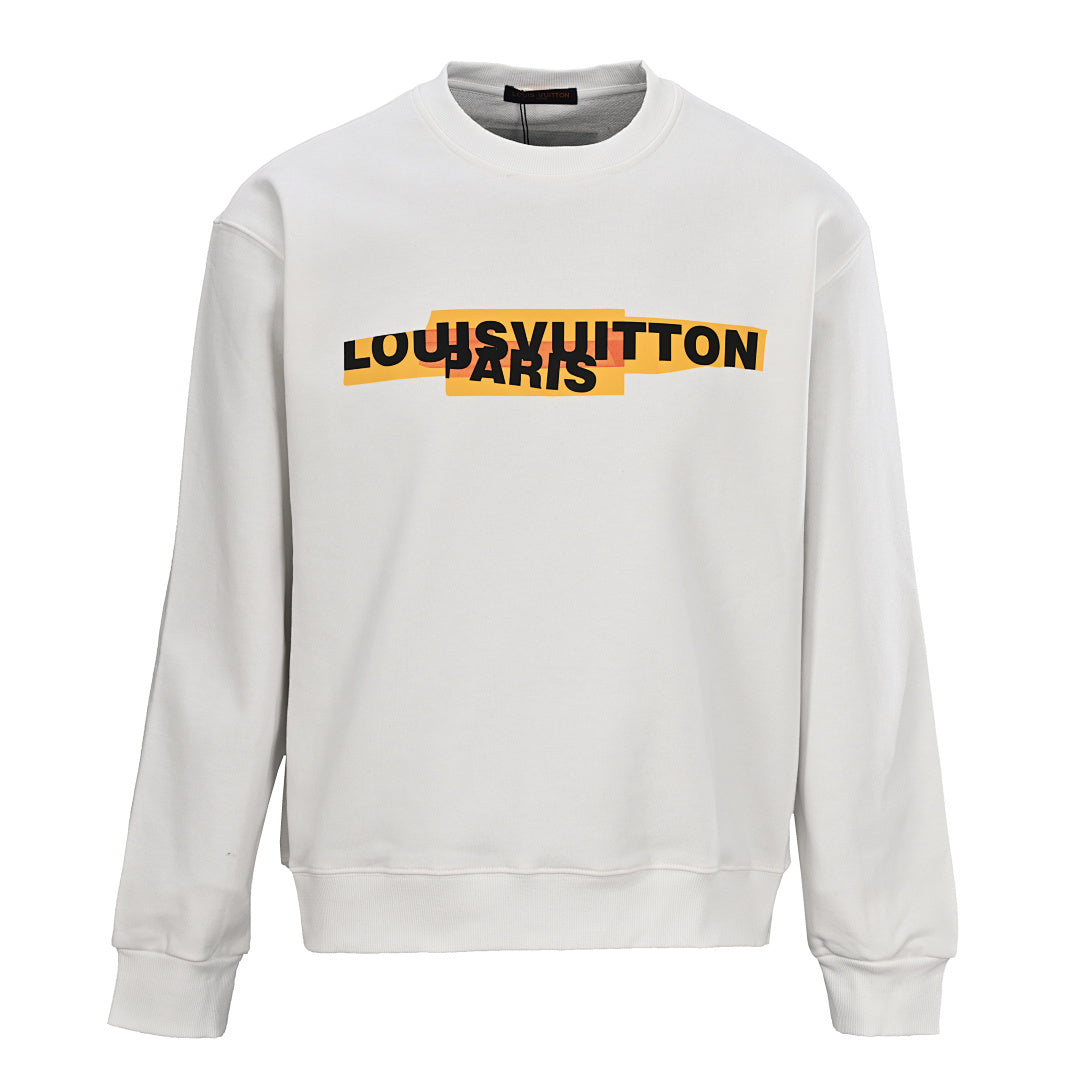 Louis Vuitton LV Tape Print Cotton Sweatshirt